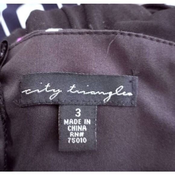 CITY TRIANGLES Y2K PURPLE LEOPARD PRINT DRESS SZ.3 EUC - Picture 5 of 6